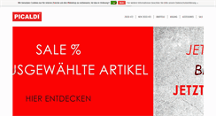 Desktop Screenshot of picaldi.de